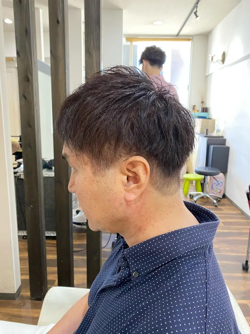 ショート カラー メンズ マッシュ ブラウンカラー 堀 広夢のヘアスタイル
