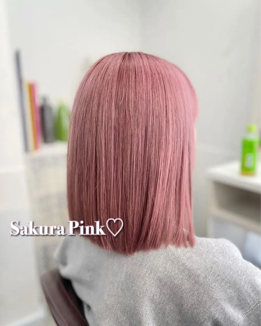 ミディアム カラー ヘアカラー ヘアセット 韓国ヘア🤍髪質改善 🇰🇷AKANEのヘアスタイル