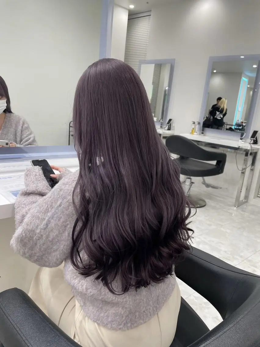 カラー ［銀座］淡色 ラベンダー🫧大村のヘアスタイル