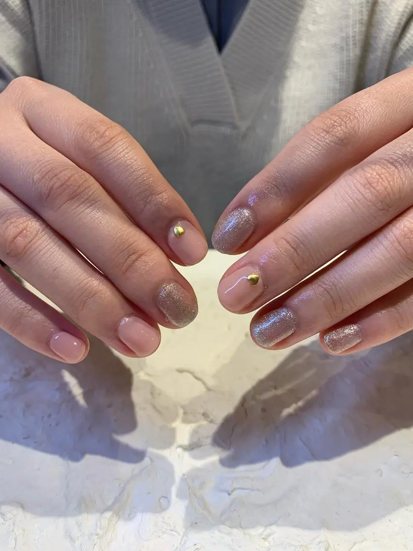 ネイル 桜ネイル ワンカラーネイル マキノ ユイのネイルデザイン