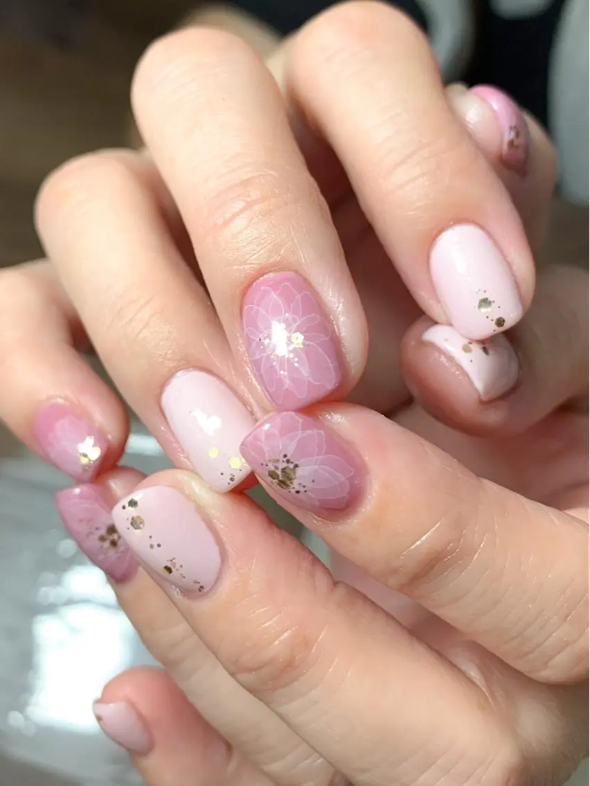 ネイル アートネイル フラワーネイル ハンドネイル ハンドケア 木村 千晴のネイルデザイン