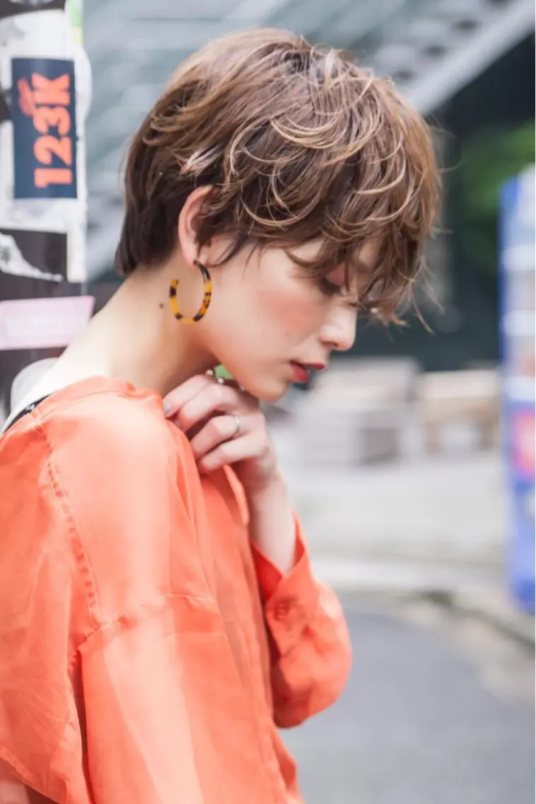 ショート カット トリートメント 山崎 澪 レイヤーカット/大宮のヘアスタイル