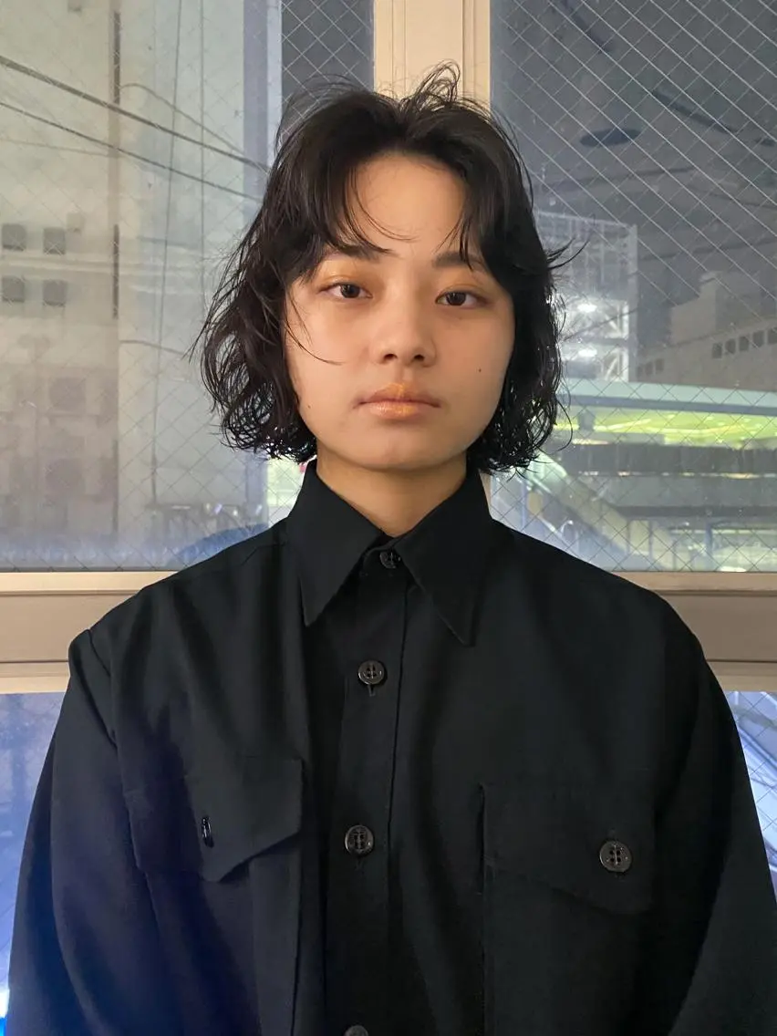 ミディアム パーマ FILMS/sari /似合わせカットのヘアスタイル