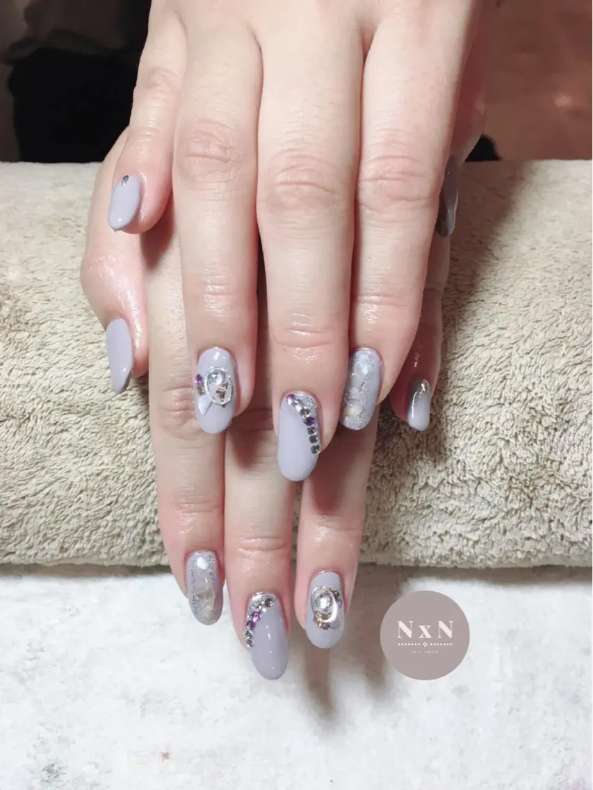 ネイル ジェルネイル ぷっくりネイル nail salon N×Nのネイルデザイン