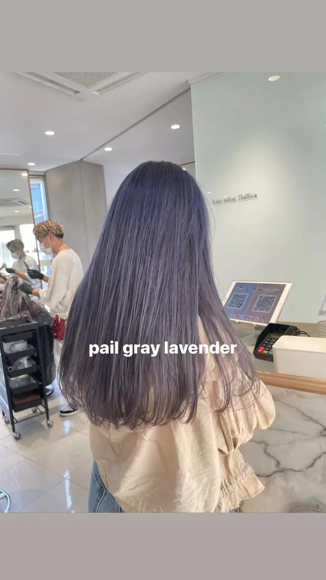 カラー ブリーチ ブルーカラー ハイトーンカラー ヘアカラー トリートメント ヘッドスパ ヘアセット miko🪽地毛風/ ハイトーン/レイヤーのヘアスタイル