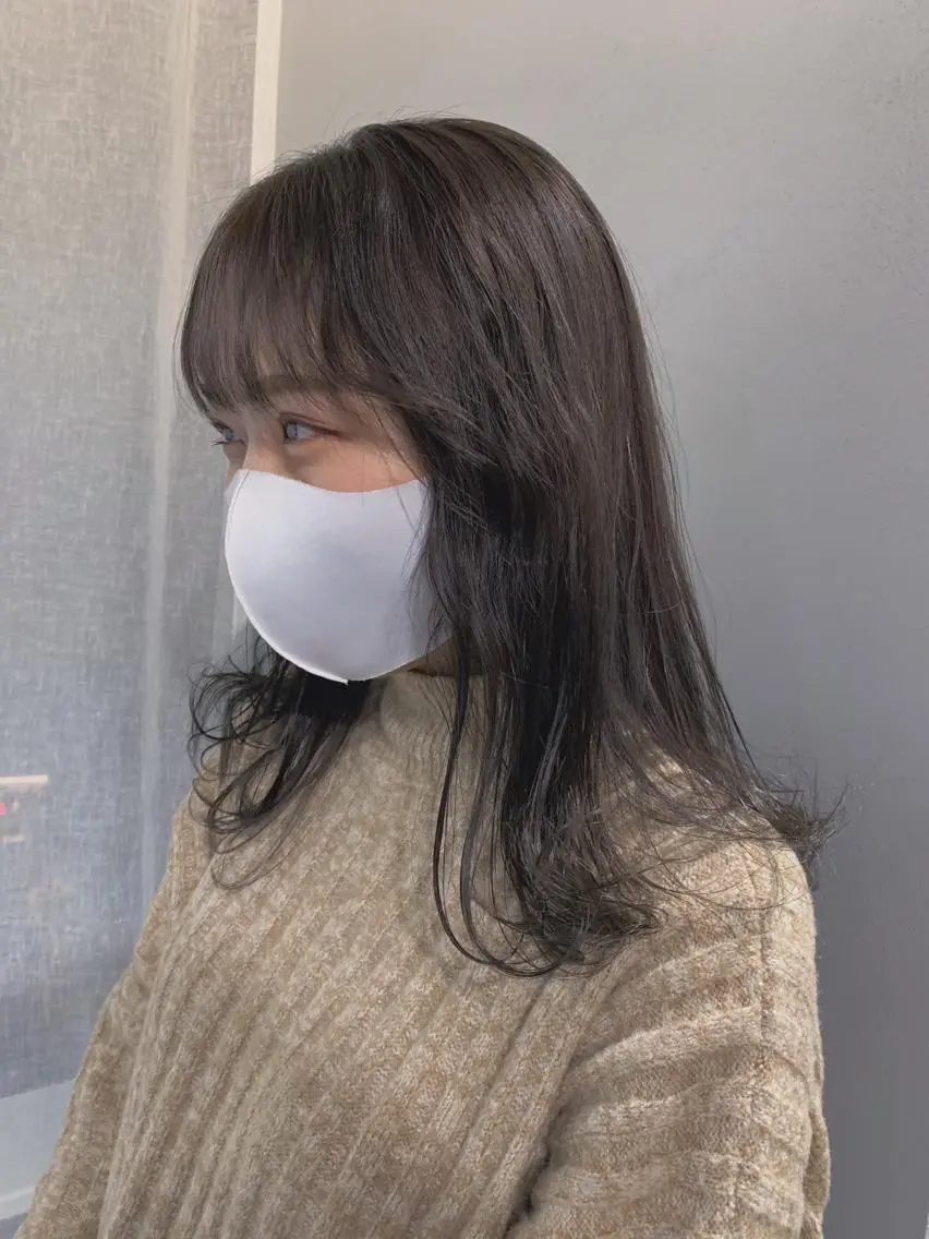 ロング カラー パーマ ボブパーマコテ巻き風 パーマNo1深江秀平のヘアスタイル