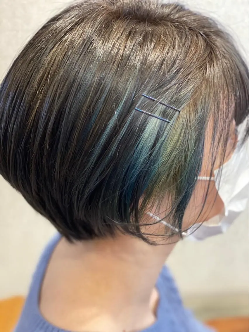 ショート カラー ブリーチ 美髪になりませんか？ ，，mikuのヘアスタイル