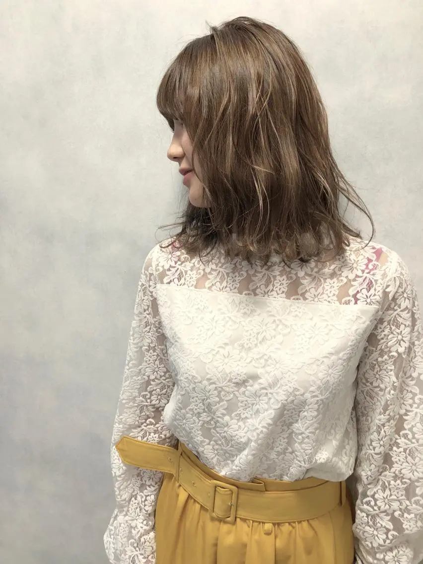 ミディアム ヘアカラー トリートメント 小澤大輔 YOLO hairのヘアスタイル