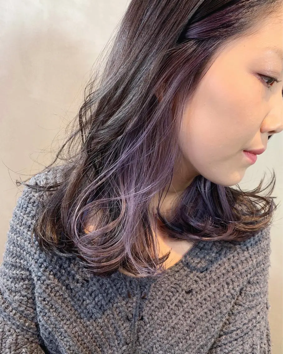 セミロング カラー ヘアカラー トリートメント 優作 〜圧倒的信頼〜のヘアスタイル