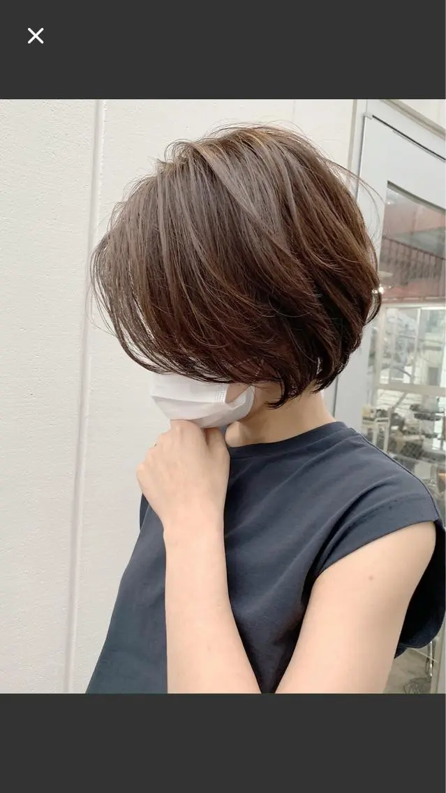 ショート 高梨 里穂のヘアスタイル