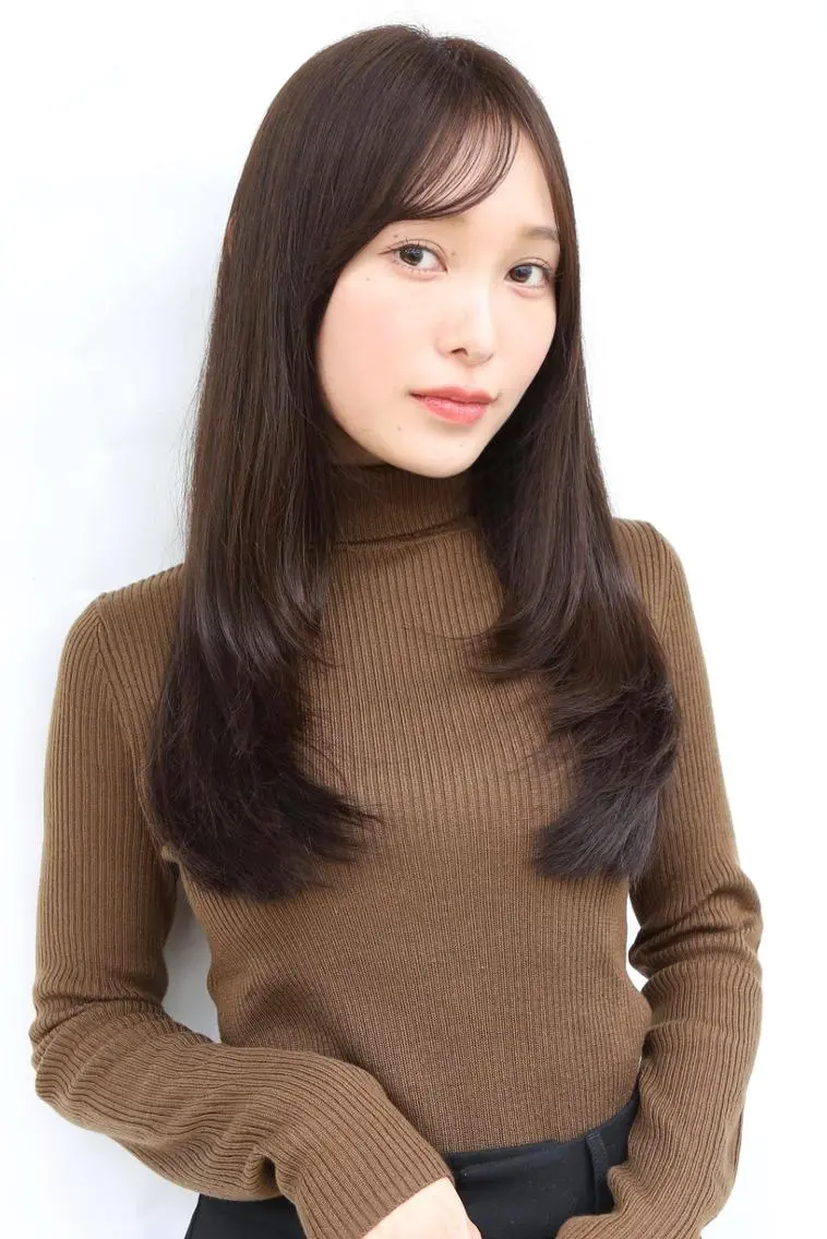 ロング ハッシュカット カット パーマ 佐藤 康太のヘアスタイル