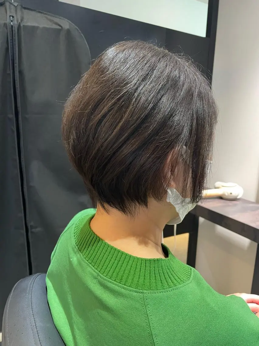 ショート カラー ショートヘア ショート/脱白髪染め ☆宇﨑悠実のヘアスタイル
