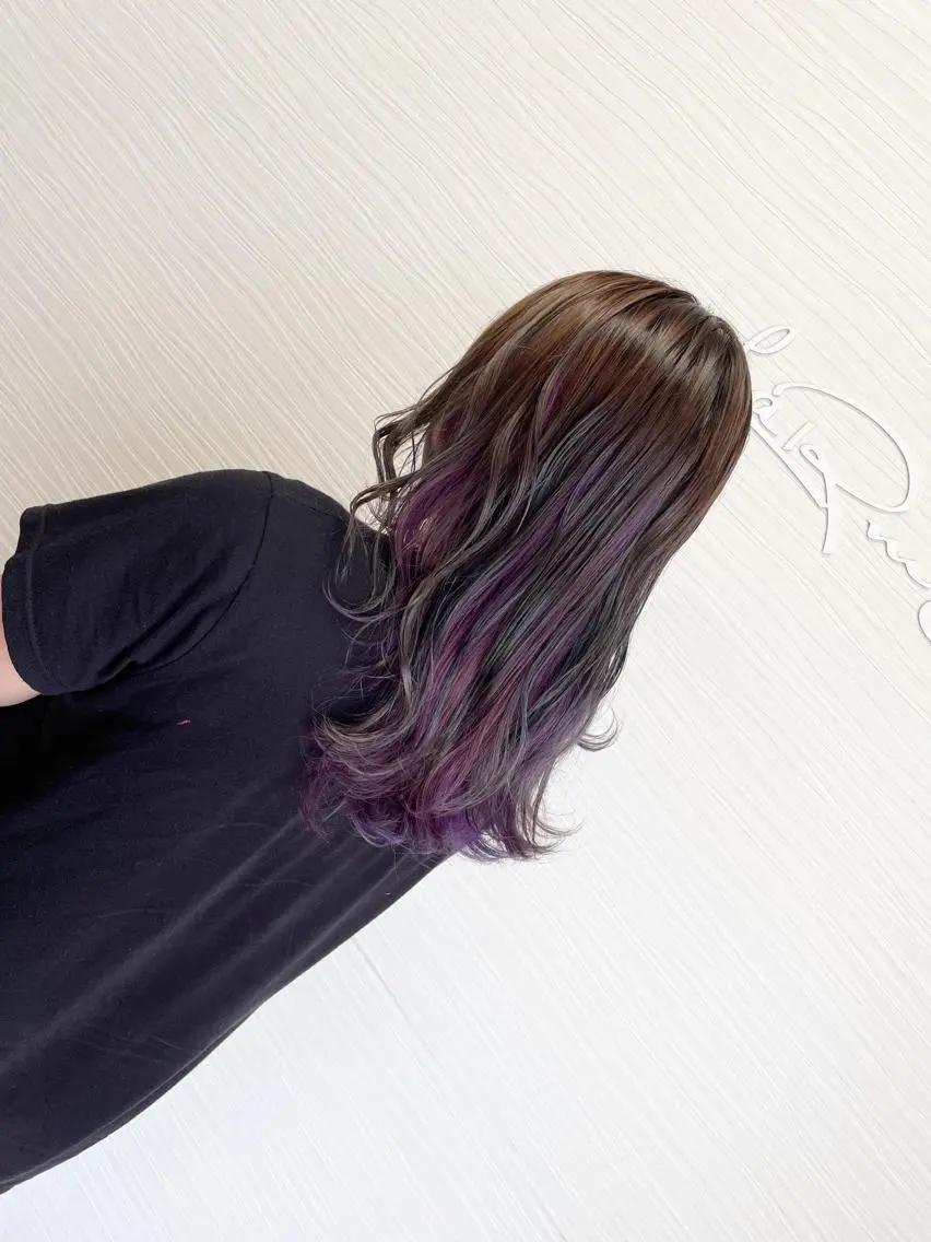 ロング カラー ヘアカラー LaRmE Ayumi.のヘアスタイル