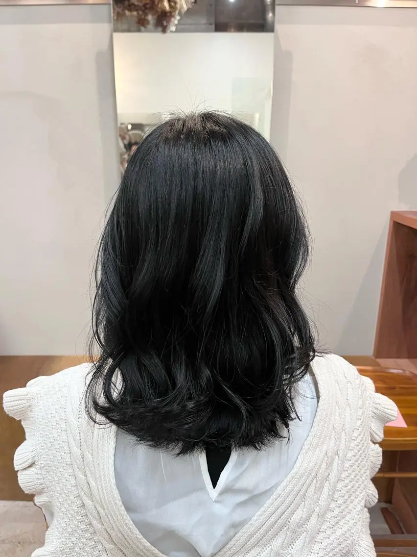 ミディアム カラー 暖色カラー／ ヘアセット🌛櫻井舞のヘアスタイル