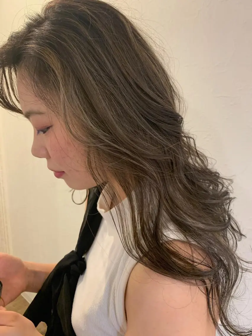 ロング カラー ヘアカラー m ā l o.🌷 サカモトマイコのヘアスタイル