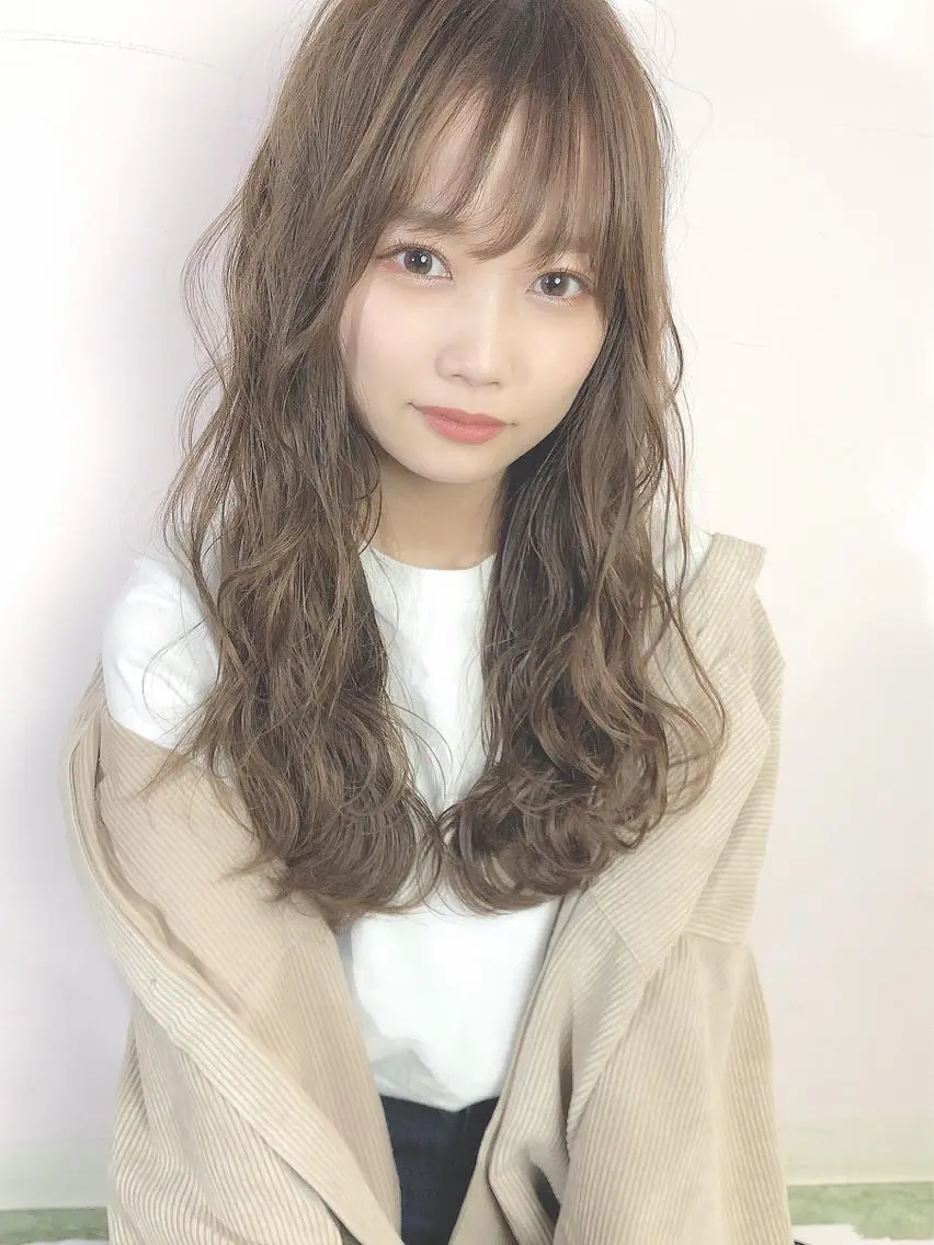 ロング カット ヘアカラー トリートメント 具志 正太のヘアスタイル