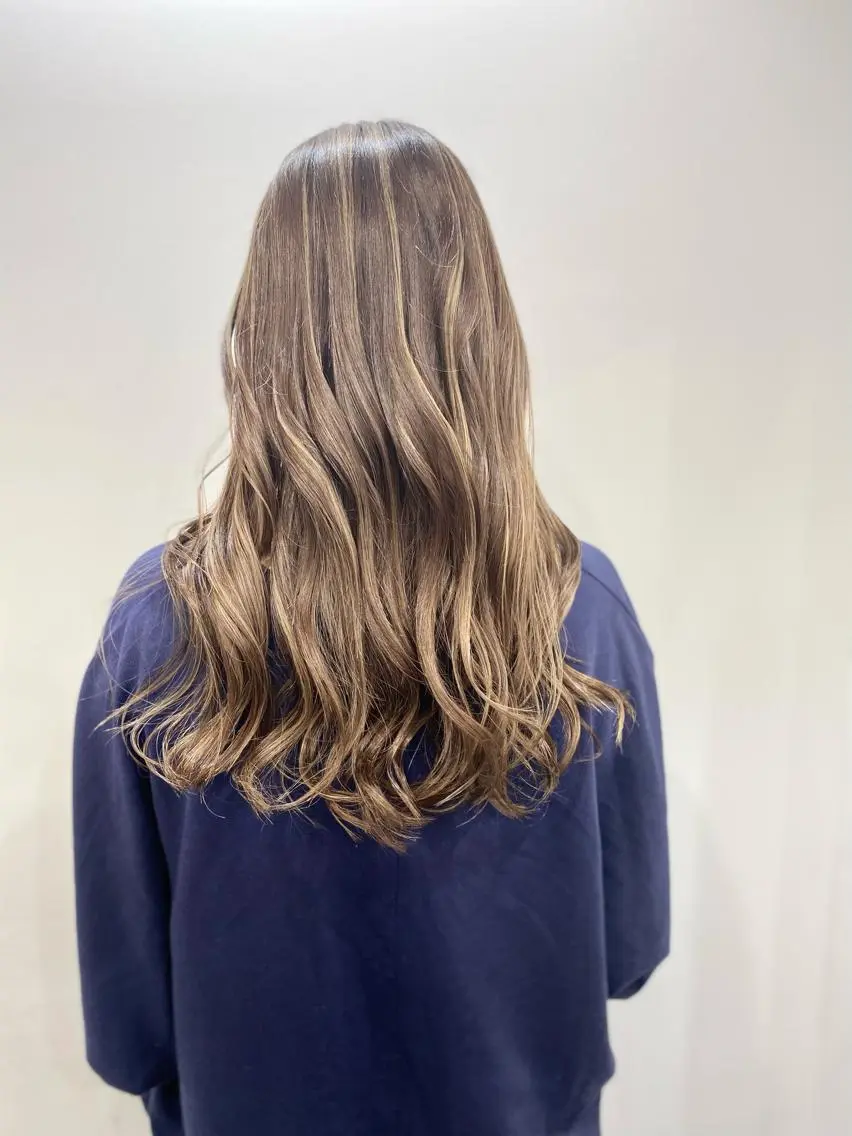 ロング カラー ハイライトカラー ハイライト ヘアカラー トリートメント opus 店長大和 レイヤー/赤み消しのヘアスタイル