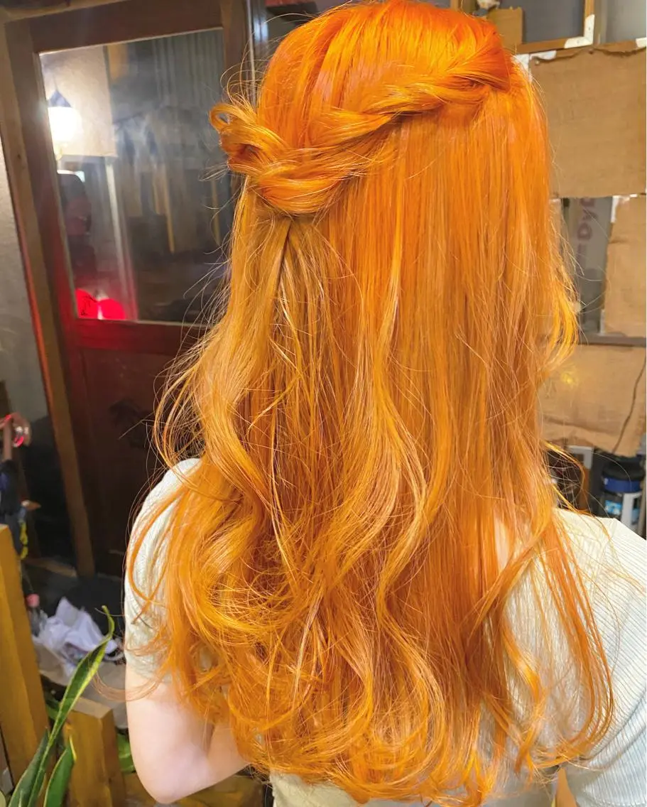 ロング カラー ヘアカラー 玉木 育実のヘアスタイル