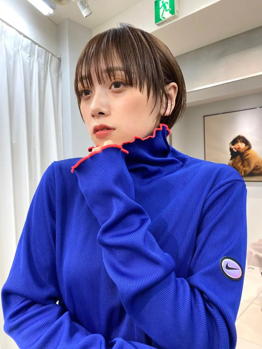 ショート 渋谷  中性ヘア あかりのヘアスタイル