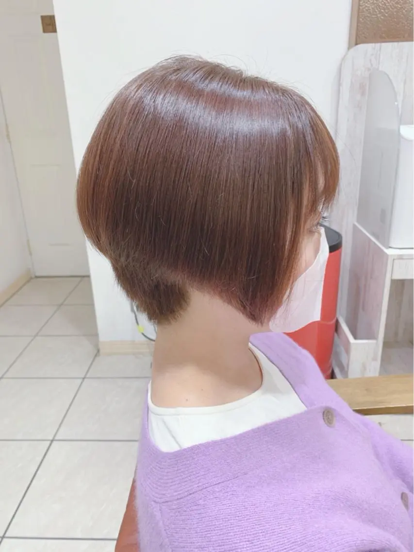 ショート ヘアカラー 髪質改善カラーリスト /根本雄貴のヘアスタイル