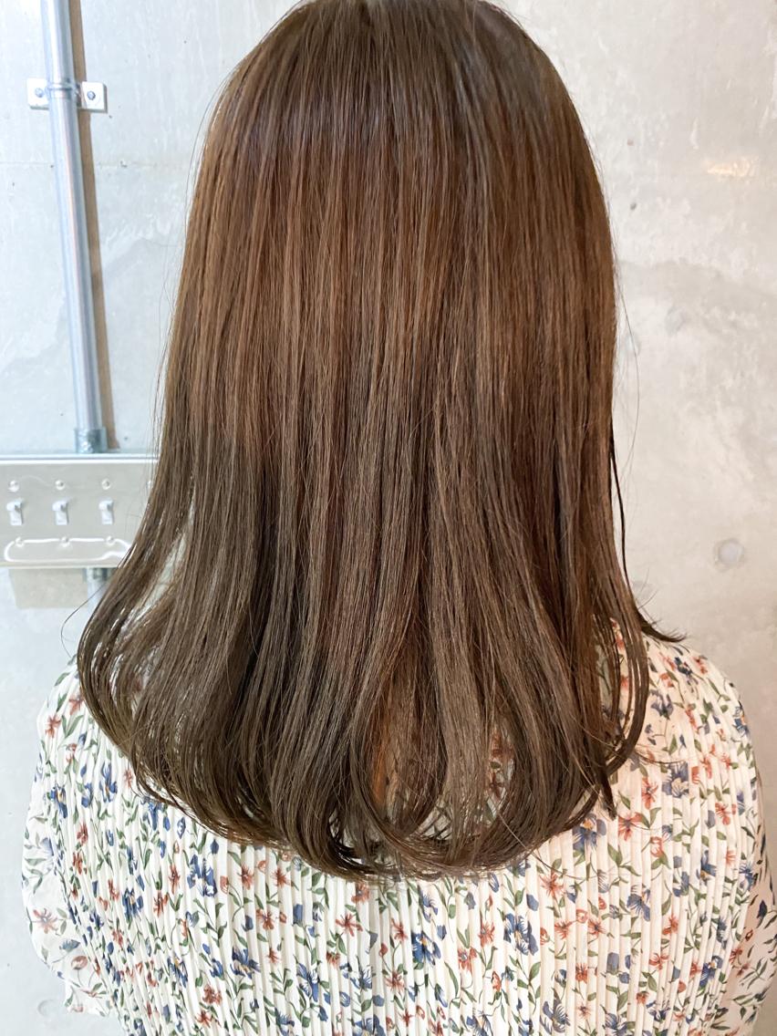 セミロング カラー ベージュカラー 【代表】笹沼 涼平のヘアスタイル