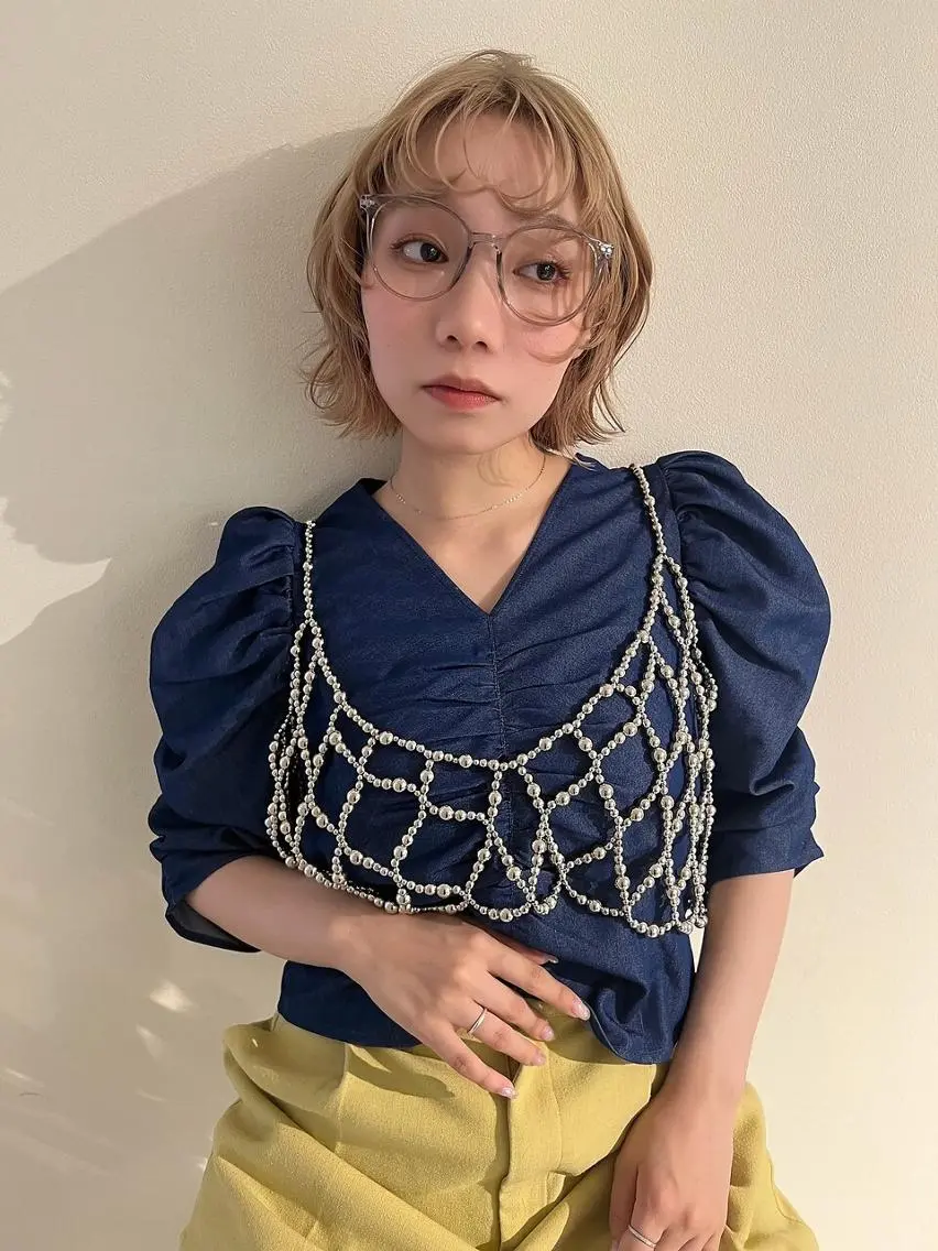 ショート ヘアカラー トリートメント アヴァンスクロス あべのルシアス店のヘアスタイル