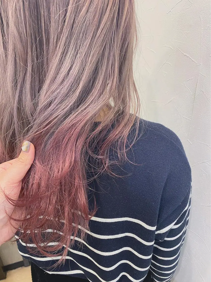 ロング カラー 優子/ 似合わせカットカラーのヘアスタイル