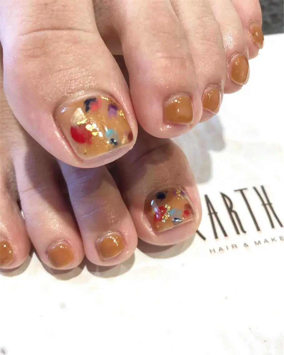 ネイル フットネイル EARTH nanaのネイルデザイン