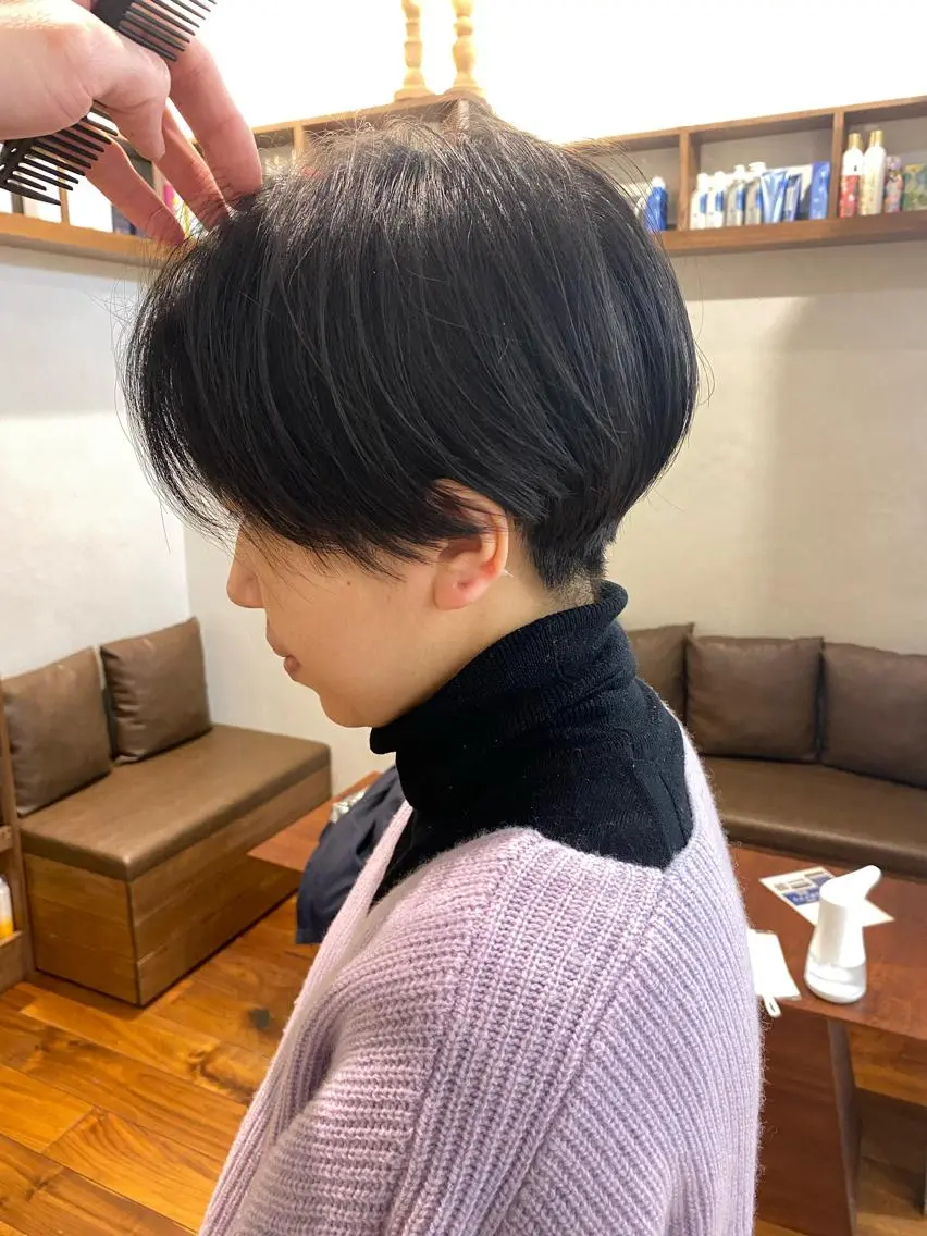ショート カット トリートメント 🫧似合わせショート イシダ🫧のヘアスタイル