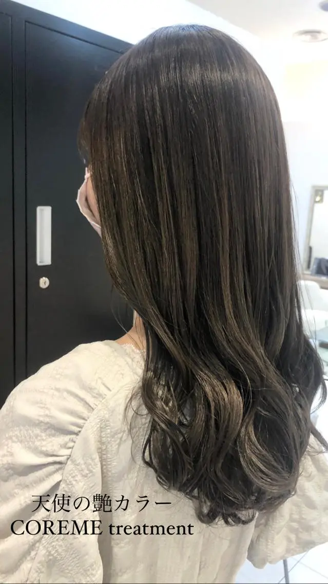 ロング カラー 縮毛矯正/髪質改善/ 艶髪ササキナツミのヘアスタイル