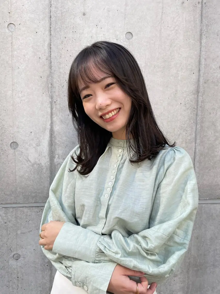 セミロング カラー ツヤ美髪💐 髪質改善/高山愛来のヘアスタイル