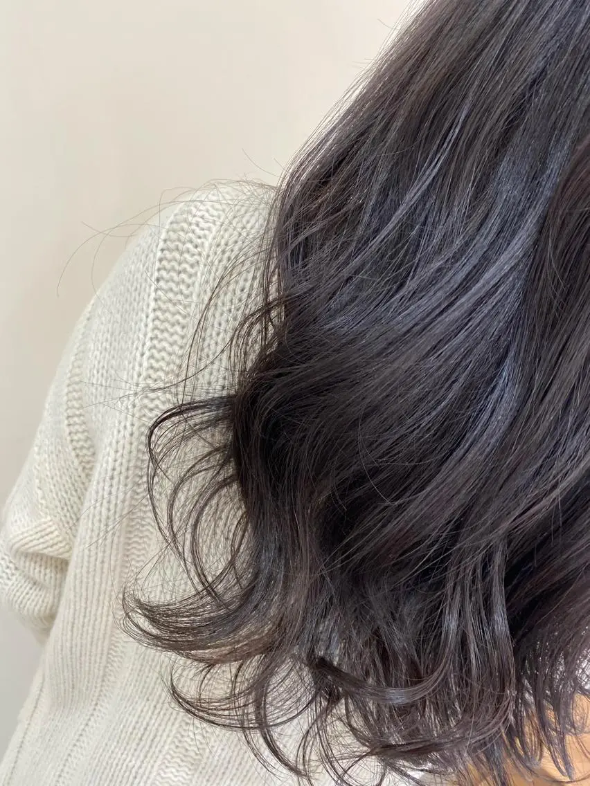 ロング カラー 銀座メンズ専門🖤 叶奈々のヘアスタイル