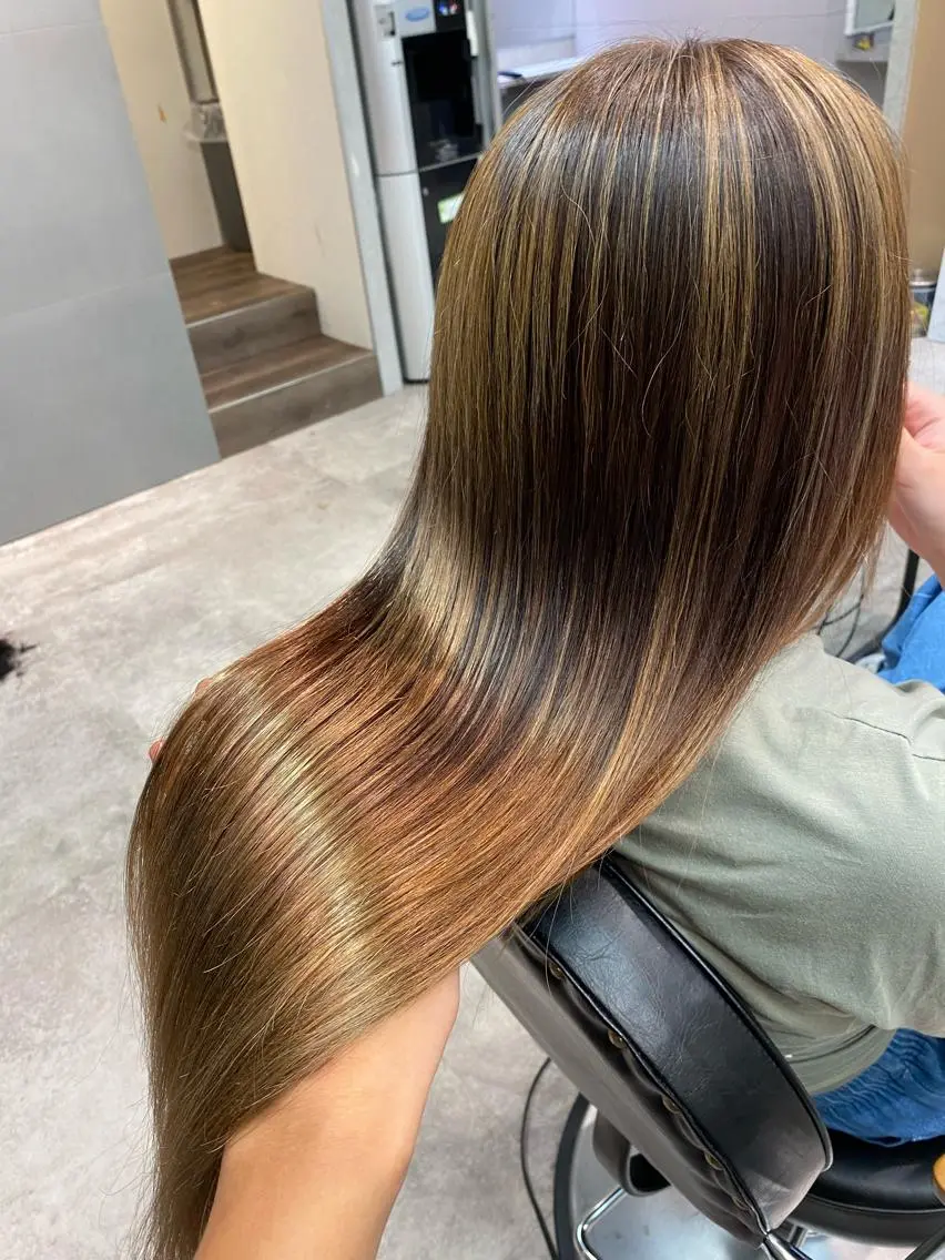 ロング カラー 田島 泰雅のヘアスタイル