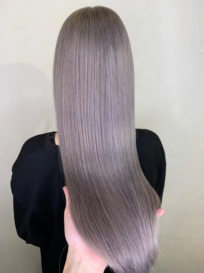 ロング カラー ブリーチ ハイトーンカラー ロング JIL BLAN千葉 代表 Toshikiのヘアスタイル