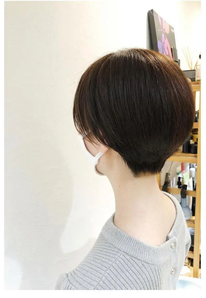 ショート カラー カット ヘアカラー トリートメント 髪質改善/顔まわり 石原のヘアスタイル