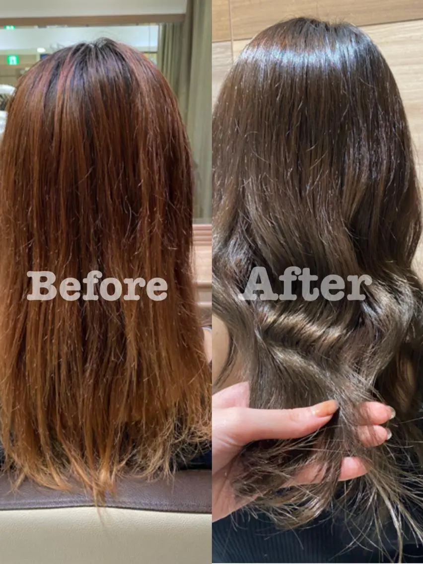 セミロング カラー メンズカット ✂️あいのヘアスタイル