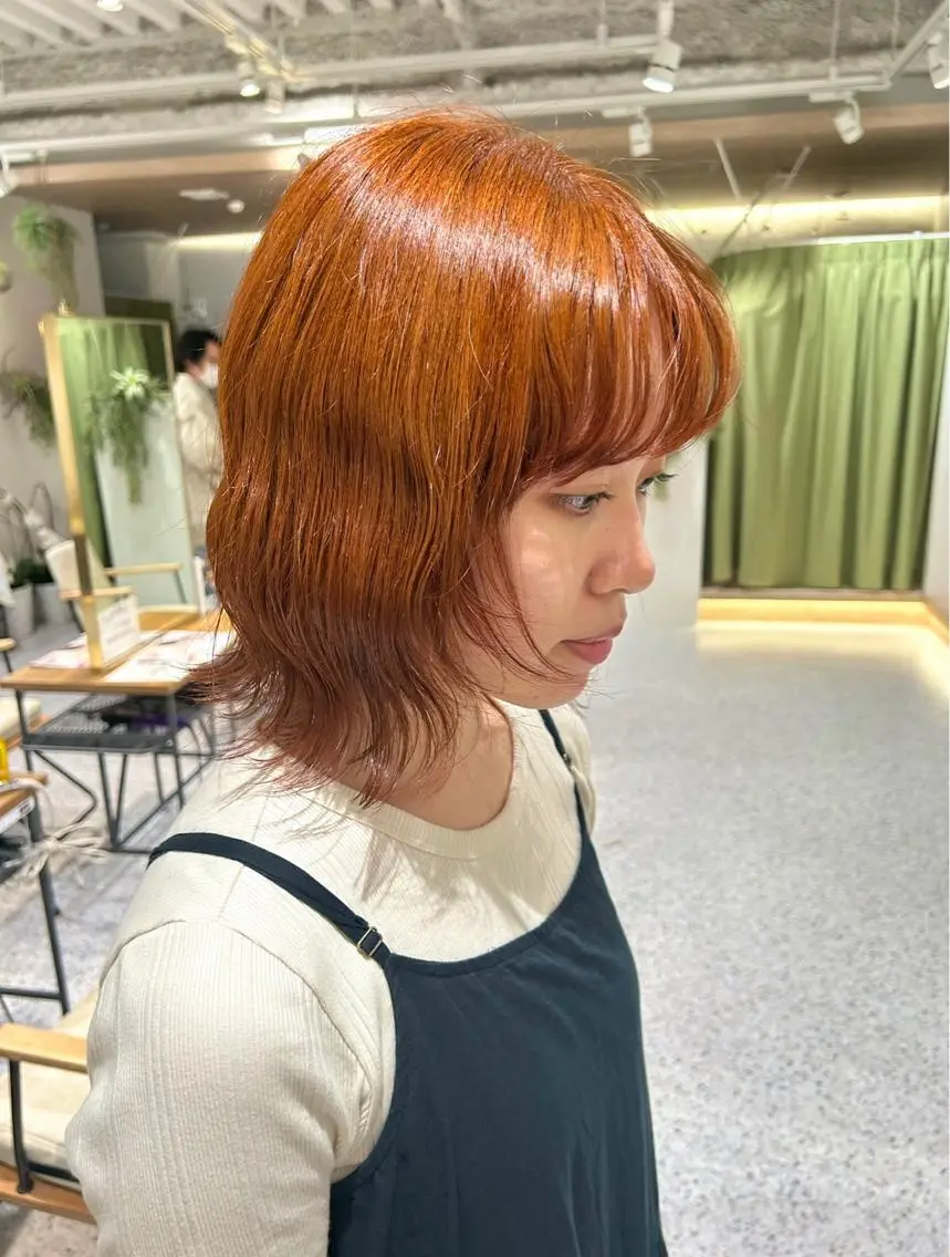 ミディアム ヘアカラー hair&eye🎀 /momoKaのヘアスタイル