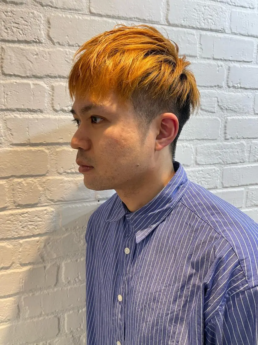 メンズ メンズブリーチ カラーお任せ下さい ✨️おかだまなみのヘアスタイル