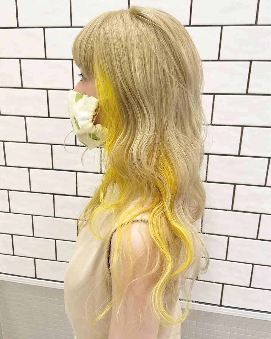 ロング カラー ヘアアレンジ レイヤーカット/ パーマ/MIFAのヘアスタイル