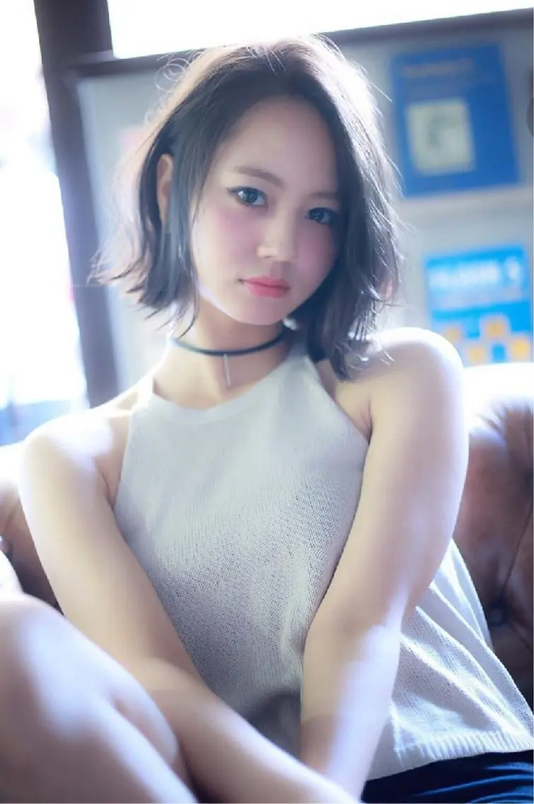 ミディアム カラー パーマ ヘアアレンジ キッズ ネイル メンズ マツエク・マツパ 切りっぱなしボブ ベージュカラー ボブ 外ハネヘア 🌸グレージュ/ ベージュ🌸yutaのヘアスタイル