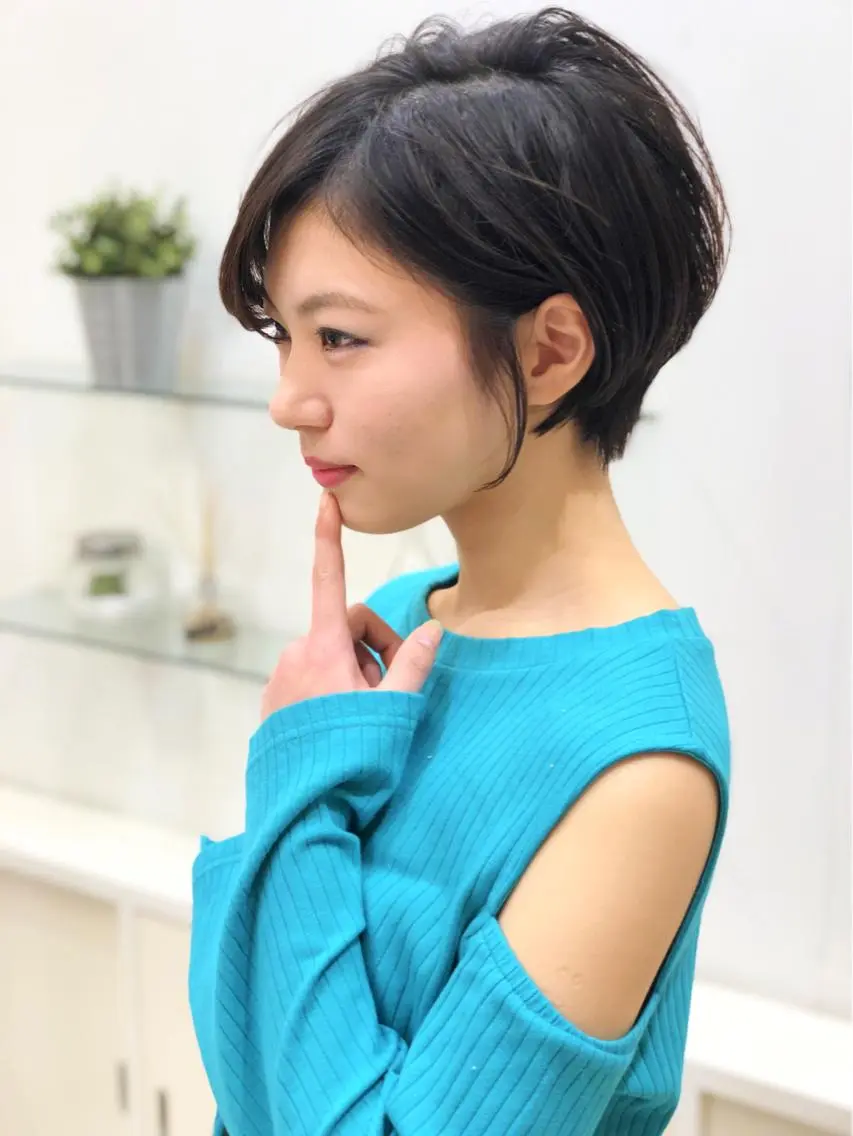ショート カラー ショートボブ ボブ ショートヘア 小顔カット ディレクター ノナカのヘアスタイル