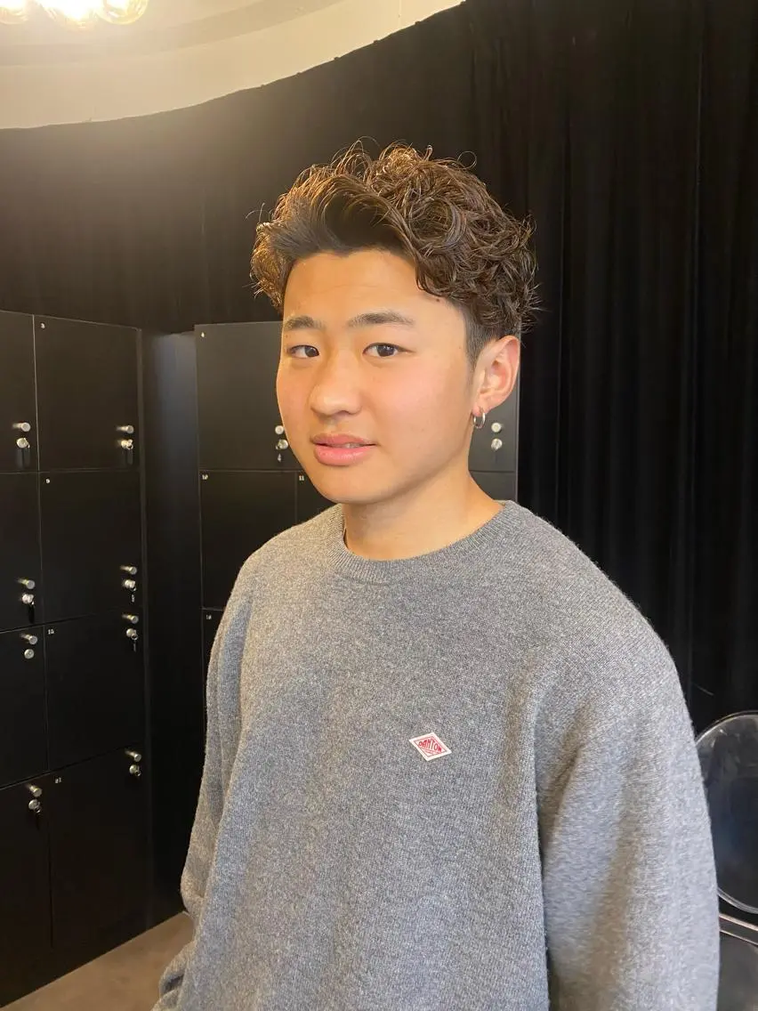 パーマ メンズ メンズパーマ 大石 沙季のヘアスタイル