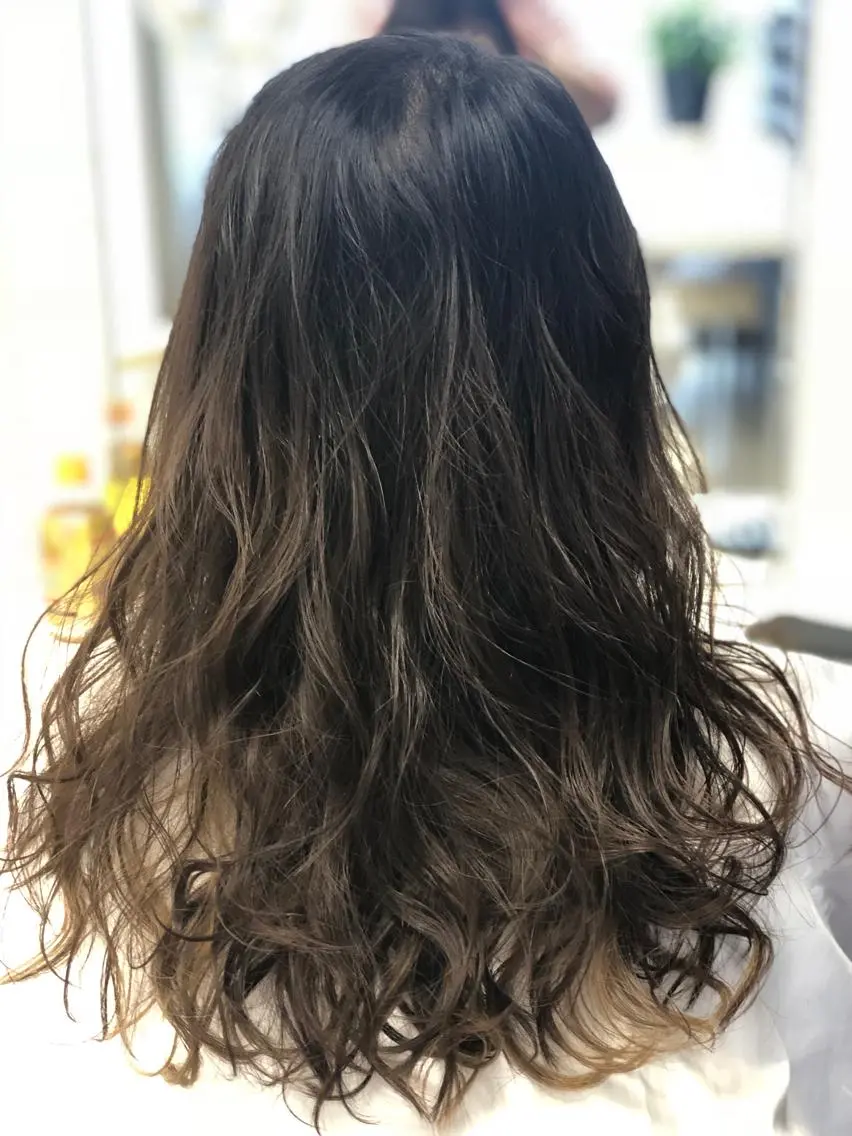 パーマ カット パーマ トリートメント ママ美容師⭐️ シモダイラ ヒデミのヘアスタイル