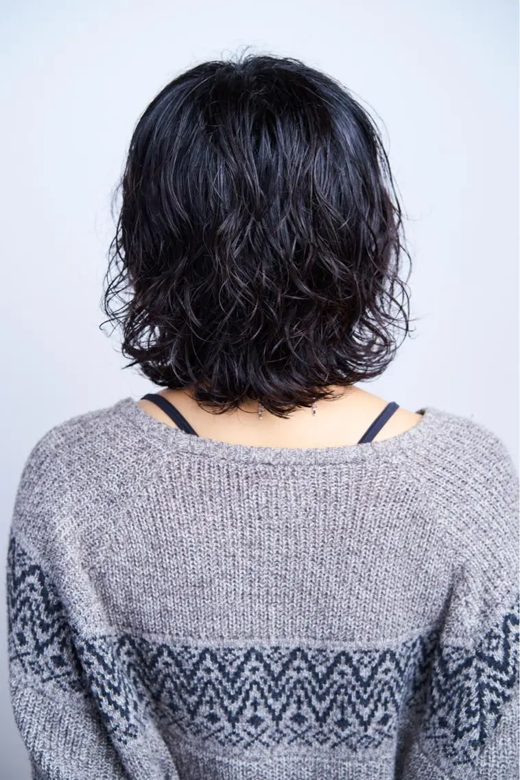 ショート パーマ 似合わせカット unix 藤田 学のヘアスタイル
