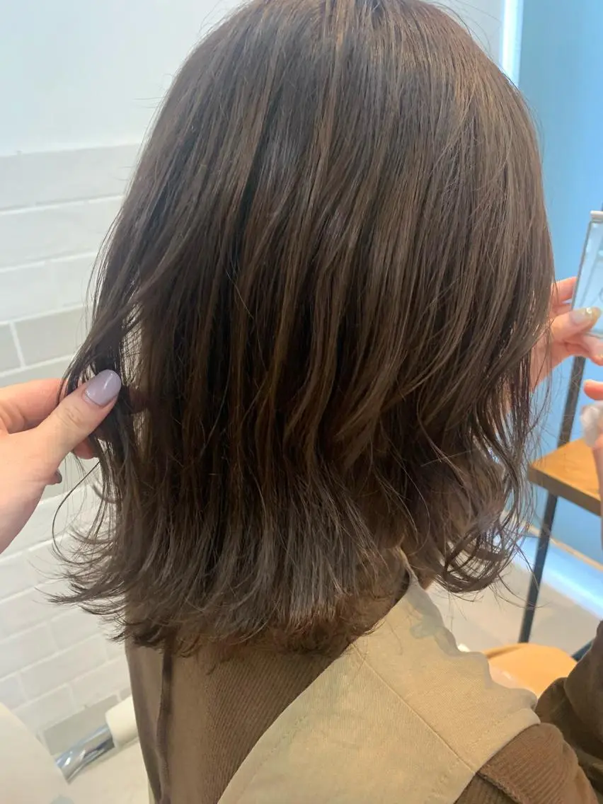 ミディアム カラー Takahashi Yuriのヘアスタイル