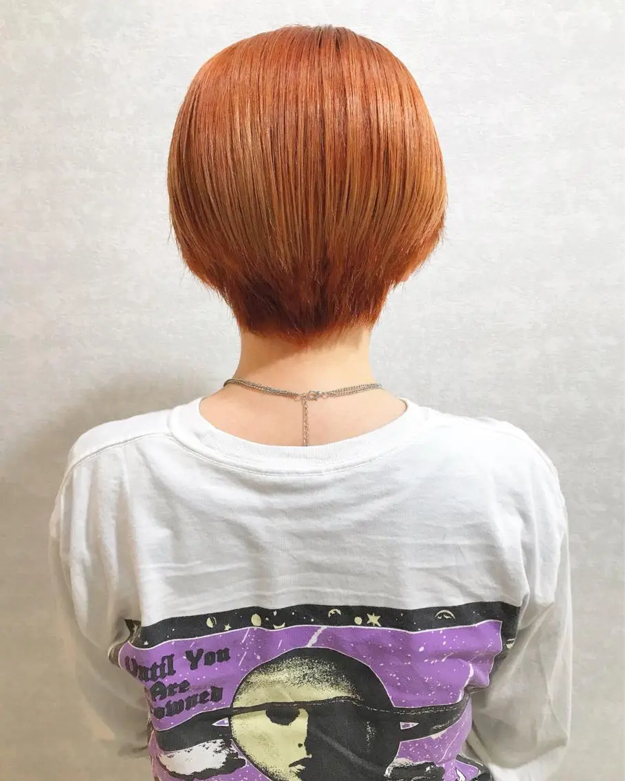 ショート カラー 🧡色落ちまで2度 楽しめる🧡ヨシキのヘアスタイル