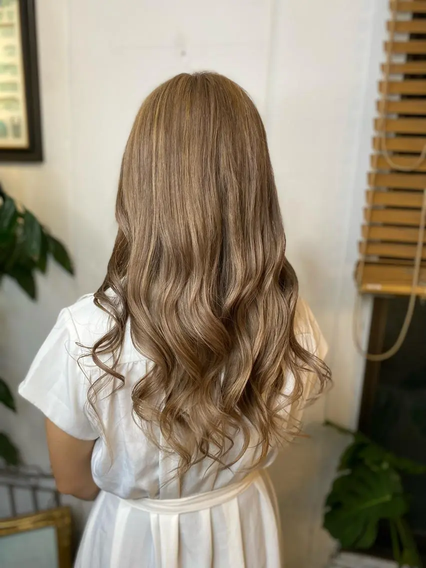 ロング カット ヘアカラー 長濱 俊のヘアスタイル