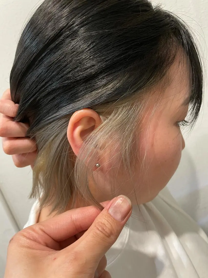 ショート カラー ヘアアレンジ ブリーチ 髪質改善 トリートメント 美髪矯正/髪質改善 レガロ堺市伏尾/松田のヘアスタイル
