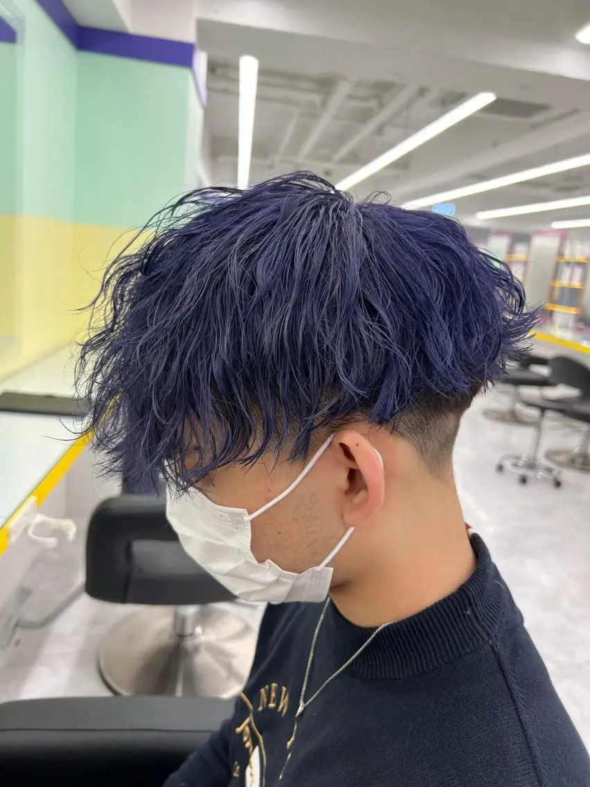 ショート カラー パーマ ヘアアレンジ メンズ キッズ ネイル マツエク・マツパ アイブロウ アップバング センターパート メンズハイライト マッシュ メンズパーマ 🔷横浜1のパーマ 職人🔷将太郎のヘアスタイル