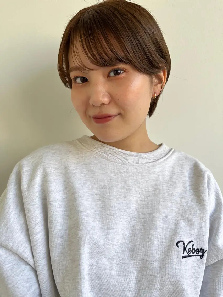カラー ベージュカラー ブリーチ 透明感ケアカラー/ レイヤー/ryokaのヘアスタイル